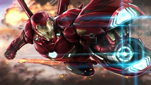Iron Man, Superheroes, Artwork, Artist, Pixiv, 4K wallpaper