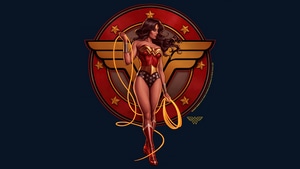 Wonder Woman, Superheroes, Minimalism, Minimalist, Artist, Artwork, Digital Art, Deviantart, 4K wallpaper