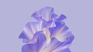Purple aesthetic, Floral, HONOR Magic V2, Stock, 4K wallpaper