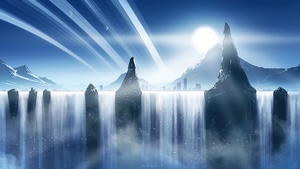 Waterfall, Artist, Artwork, Digital Art, Deviantart, 4K wallpaper