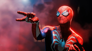 Marvels Spider-Man Remastered, Advanced suit, Video Game, Spiderman, 4K wallpaper