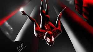 Spider Man Miles Morales, Spiderman, Superheroes, Artist, Artwork, Digital Art, Deviantart, 4K wallpaper