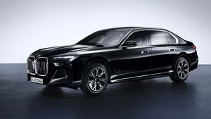 BMW 7 Series Protection, BMW 760i xDrive, Black cars, 4K wallpaper