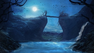 Scenery, Night, Artist, Artwork, Digital Art, Deviantart, 4K wallpaper