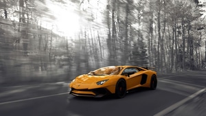 Lamborghini Aventador, Lamborghini, Cars, Monochrome, Black And White, Deviantart, 4K wallpaper