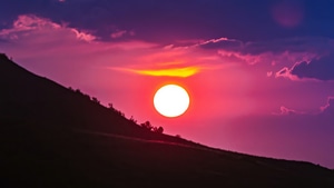 Sunset, Nature, 4K wallpaper
