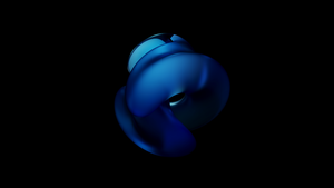 HarmonyOS, AMOLED, 3D Render, Blue abstract, Stock, 4K wallpaper