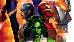 Iron Man, Captain America, She Hulk, Superheroes, Artwork, Artist, Artstation, 4K wallpaper