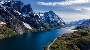 Mountains, Nature, Snow, 4K wallpaper