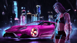 Artist, Artwork, Cyberpunk, Artstation, 4K wallpaper