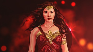 Wonder Woman, Superheroes, Artwork, Artist, Behance, 4K wallpaper