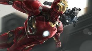 Iron Man, War Machine, Superheroes, Artwork, Artist, Pixiv, 4K wallpaper