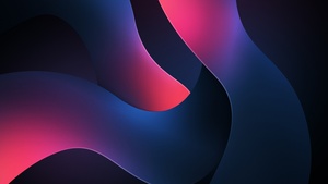 Dark blue, Pink abstract, Swirl, 4K wallpaper