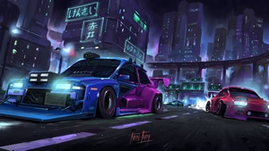 Artist, Artwork, Cars, Artstation, 4K wallpaper