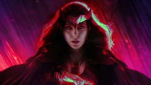 Wanda Vision, Scarlet Witch, Tv Shows, Artwork, Artist, Artstation, 4K wallpaper
