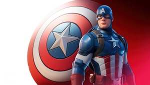 Captain America, Fortnite, Games, 4K wallpaper