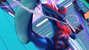 Spiderman 2099, Miguel O Hara, Spiderman, Superheroes, Artwork, 4K wallpaper