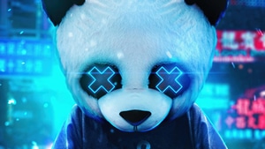 Panda, Mask, Artist, Artwork, Digital Art, 4K wallpaper