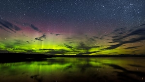 Northern Lights, Nature, Aurora, Sky, , Stars, 4K wallpaper