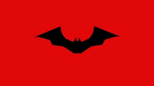 The Batman, Batman, Superheroes, Movies, 2021 Movies, Logo, Red, 4K wallpaper