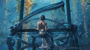 Piano, Artist, Artwork, Digital Art, Artstation, Fantasy, 4K wallpaper
