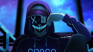 Mask, Hoodie, Artist, Artwork, Digital Art, 4K wallpaper