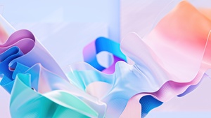 Colorful, Microsoft 365, Ribbons, Modern, Vibrant, 4K wallpaper
