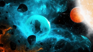 Planets, Digital Universe, Artist, Artwork, Digital Art, 4K wallpaper