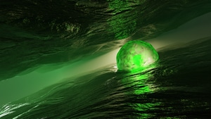 Planet, Space, Green, Artist, Artwork, Digital Art, 4K wallpaper