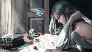 Elf, Fantasy Girls, Artist, Artwork, Digital Art, 4K wallpaper