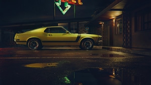 Ford Mustang, Cars, Behance, 4K wallpaper