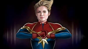 Captain Marvel, Superheroes, Artwork, Artist, Behance, 4K wallpaper
