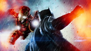 Iron Man, Batman, Superheroes, Artwork, Artist, 4K wallpaper