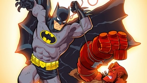 Batman, Hellboy, Superheroes, Artwork, Artist, Artstation, 4K wallpaper