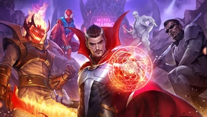 Marvel Future Fight, Games, Doctor Strange, Spiderman, Superheroes, 4K wallpaper