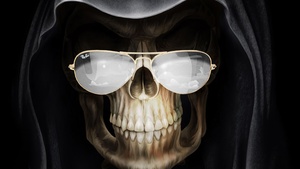 Spooky, Grim Reaper, Skull, Scary, Evil laugh, 4K wallpaper