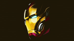 Iron Man, Superheroes, Artwork, Artist, Minimalism, Artstation, 4K wallpaper