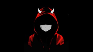 Devil, Minimalism, Minimalist, Dark, Black, Artist, Artwork, Digital Art, 4K wallpaper