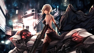 Anime, Artist, Cyberpunk, Artwork, Artstation, 4K wallpaper
