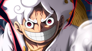 One Piece, Gear 5, Luffy, Sun God Nika, 4K wallpaper
