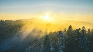 Sunrise, Morning, Nature, 4K wallpaper