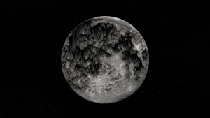 Full moon, CGI, Surreal, Outer space, Dark background, 4K wallpaper
