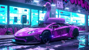 Lamborghini, Cars, Artist, 4K wallpaper