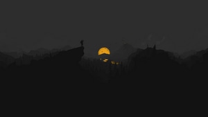 Firewatch, Games, Artwork, Artist, Digital Art, Minimalism, Minimalist, Dark, Black, 4K wallpaper