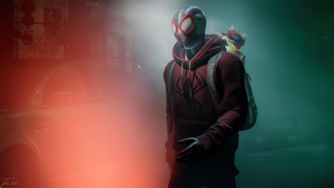 Spider-Man: Miles Morales, Spider-Cat, Spiderman, 4K wallpaper