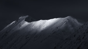Snow, Mountains, Nature, 4K wallpaper