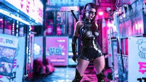 Artist, Artwork, Cyberpunk, Artstation, 4K wallpaper