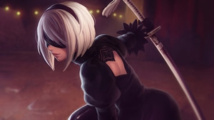 Nier Automata, Games, Artist, Artwork, Digital Art, Artstation, 4K wallpaper