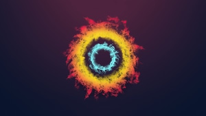 Abstract, Fire, Artist, Artwork, Digital Art, 4K wallpaper