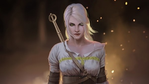 Ciri, The Witcher 3, Games, Ps4 Games, Xbox Games, Pc Games, 2020 Games, Artstation, 4K wallpaper